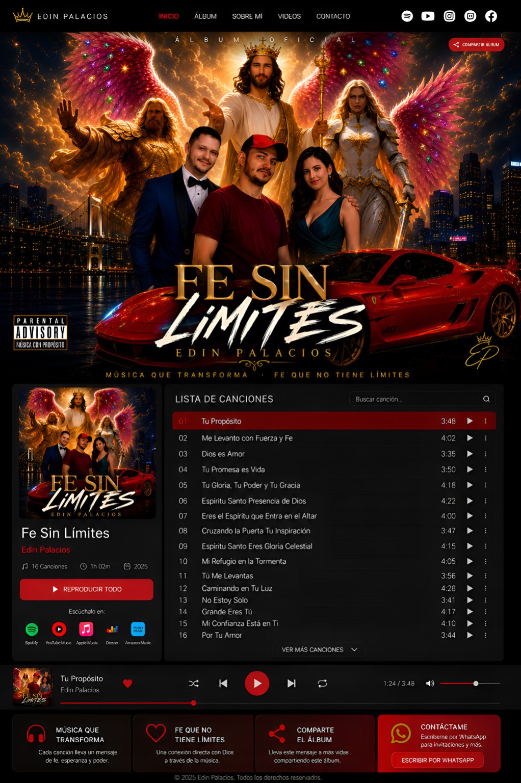Diseño oficial del álbum